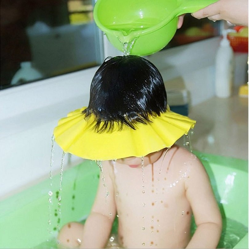 Visière chapeau pour douche bébé I ShampooCap™ - bebemamans.com